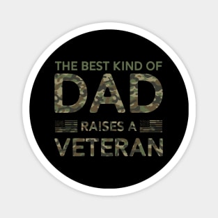 Veteran Dad Soldier Military Camouflage Fathers Day Magnet